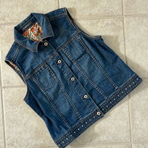 Liz Claiborne Vintage Jean Vest